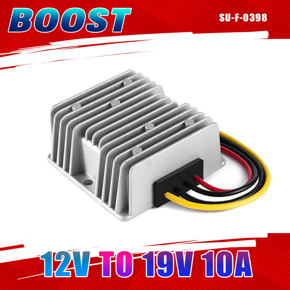 Boost Converter 11-16V to 19V 10A 190W IP68