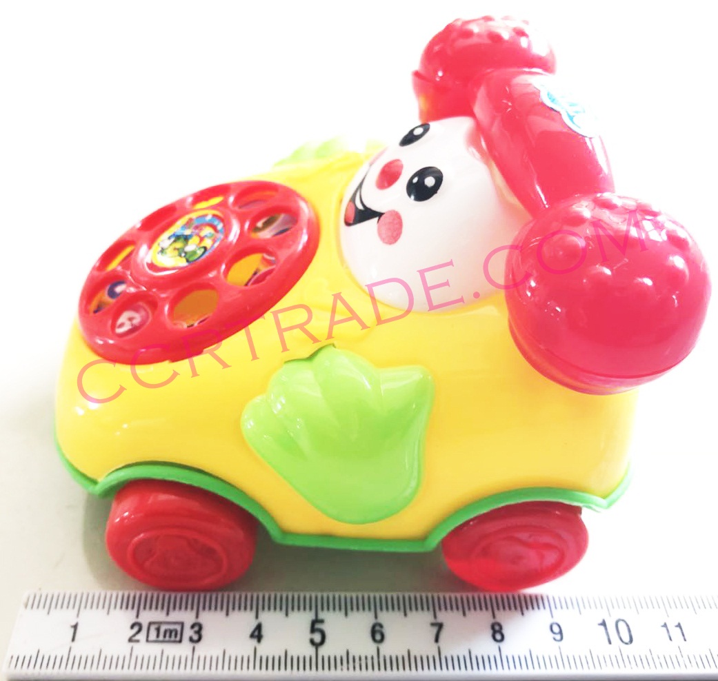 รถโทรศัพท์การ์ตูนดึงสาย มีเสียง 10.5 ซม.