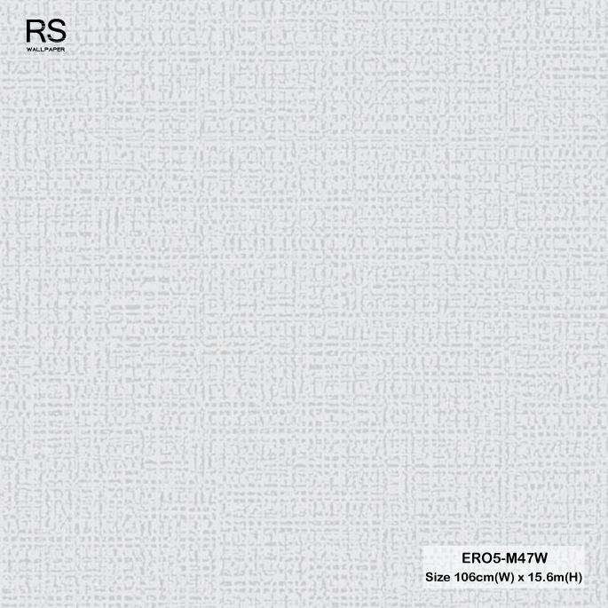 วอลเปเปอร์สีเทาอ่อนอมฟ้า ERO5-M47W