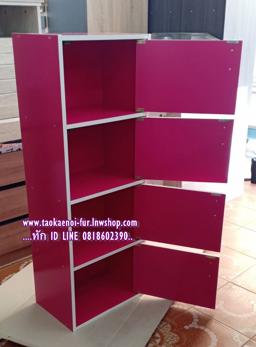 LK-4B ล็อกเกอร์ 4 ชั้นบานประตู