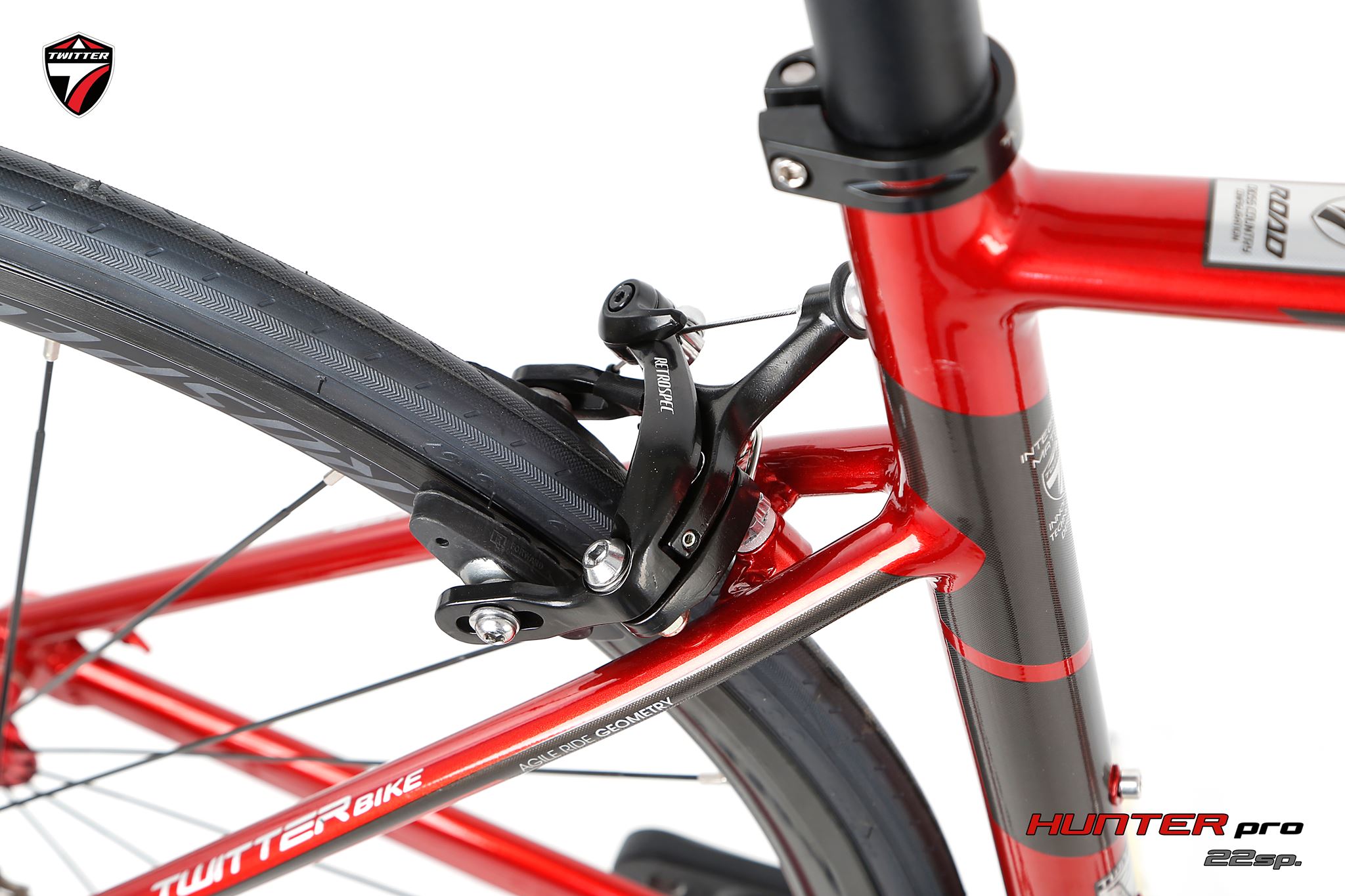 จักรยานเสือหมอบ TWITER รุ่น HUNTER PRO 11SPD