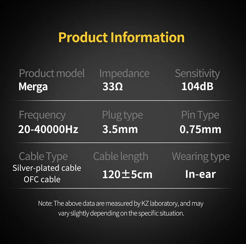 KZ Merga หูฟัง IEMs 2 ไดรเวอร์ Dynamic เบสทรงพลัง เส้นโค้งเสียงที่ดีเยี่ยม ประกันศูนย์ไทย