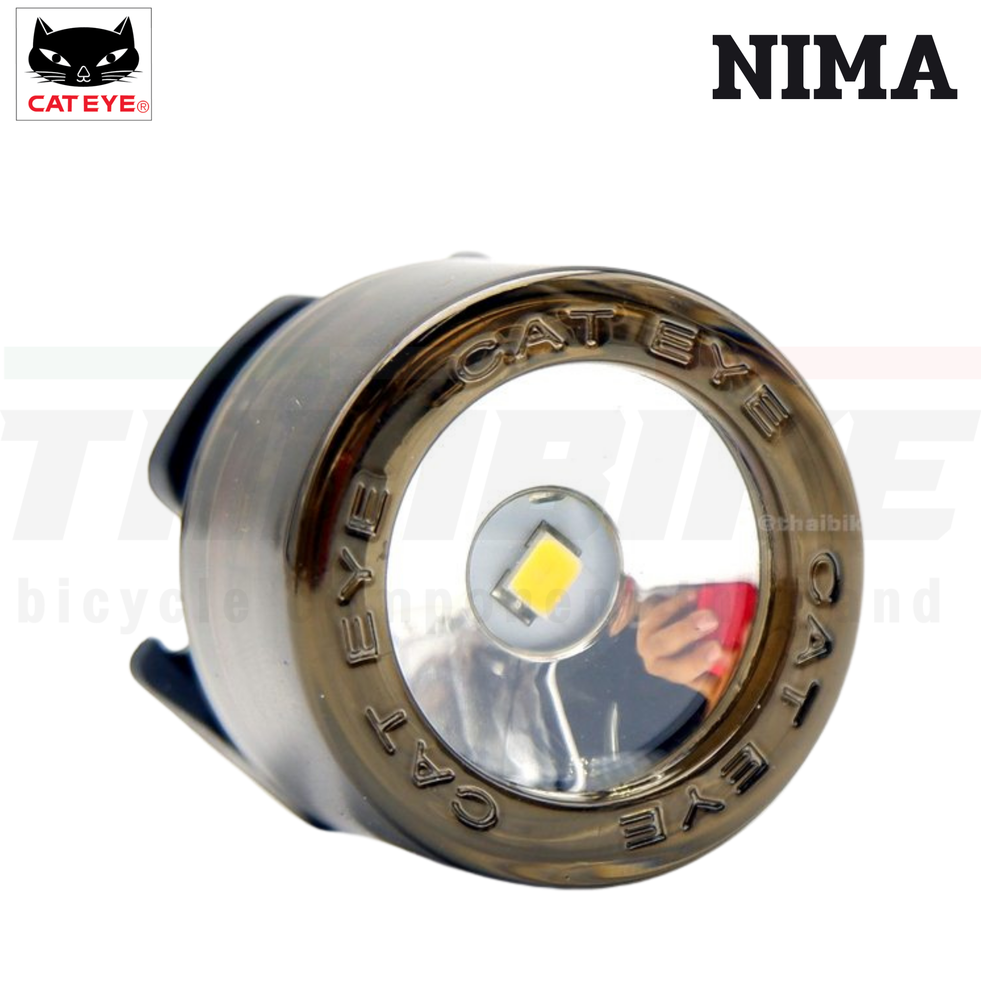 ชุดไฟหน้า ไฟท้ายจักรยาน CATEYE NIMA, SL-LD130-FR