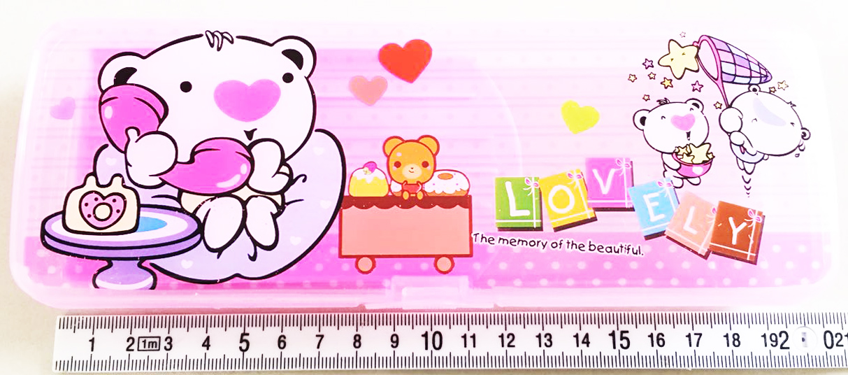 กล่องดินสอพลาสติกการ์ตูน 20.5 ซม.