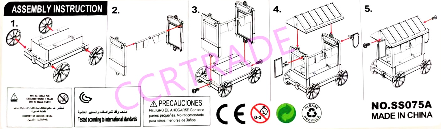เซ็ทร้านรถเข็นซูชิ DIY กล่อง(งานห้าง) 15.5x26 ซม.(1x3)