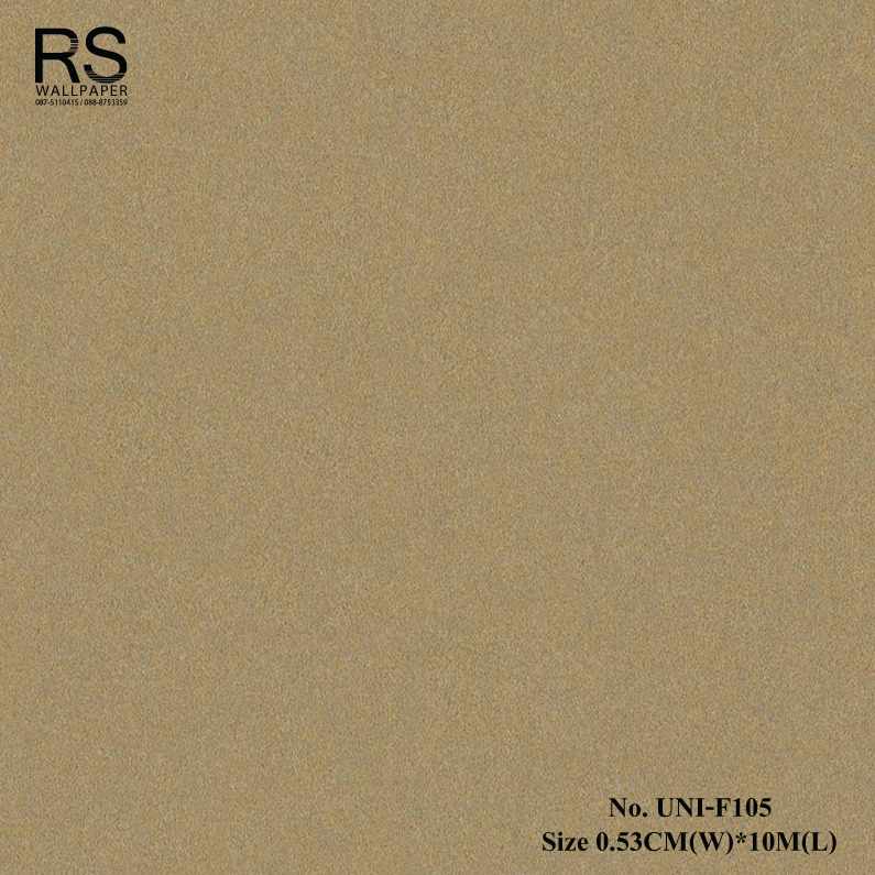 วอลเปเปอร์ติดผนัง พื้นสีทอง No.UNI-F105