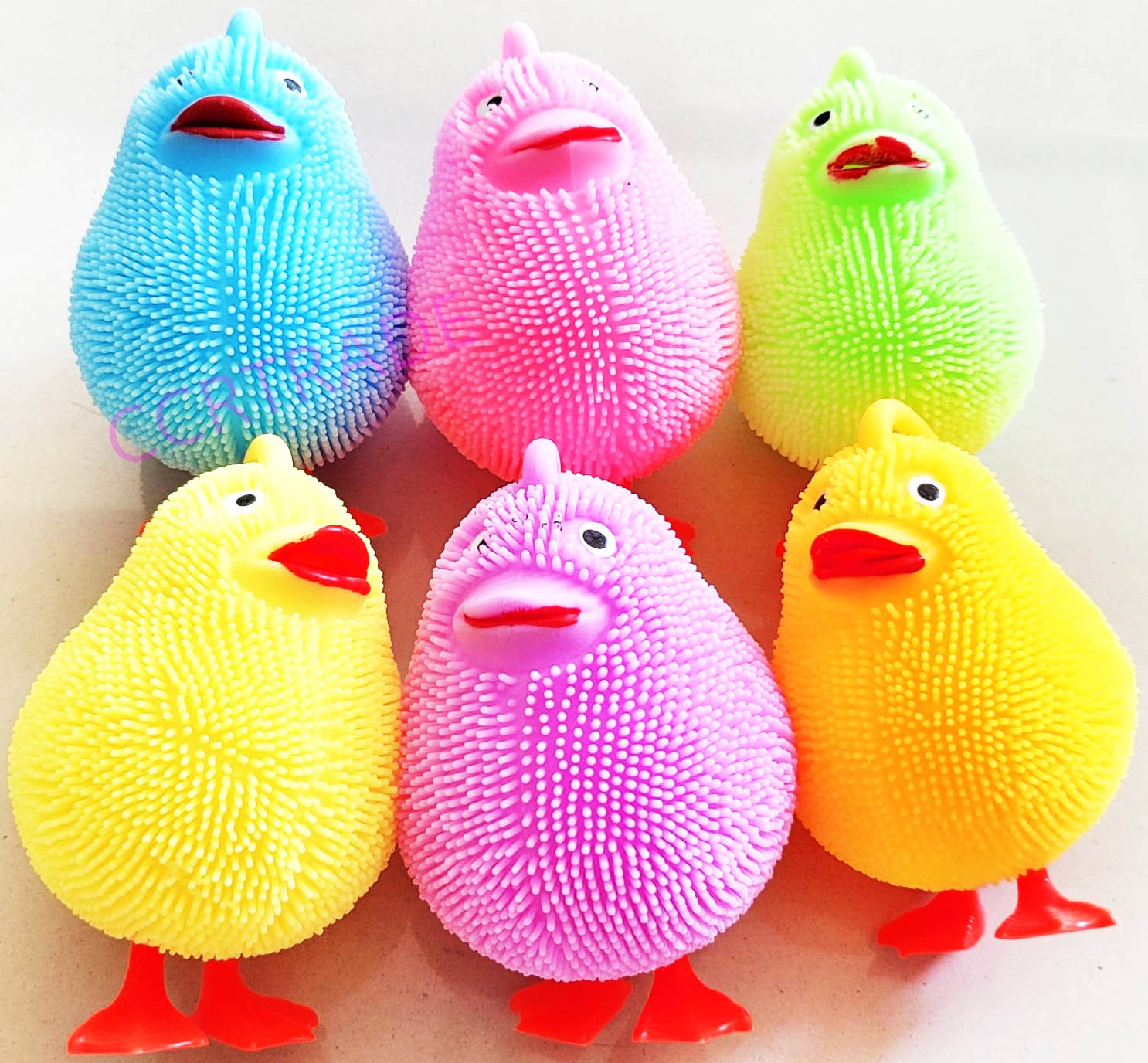 ลูกเจี๊ยบสีสดเด้ง มีไฟกล่อง 26.5 ซม.