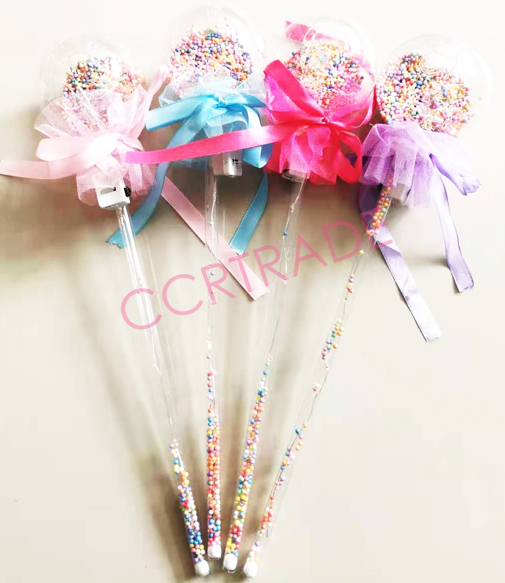 คทานางฟ้ากลม มีไฟ 39 ซม.(มีถ่านในตัว)(1x10)