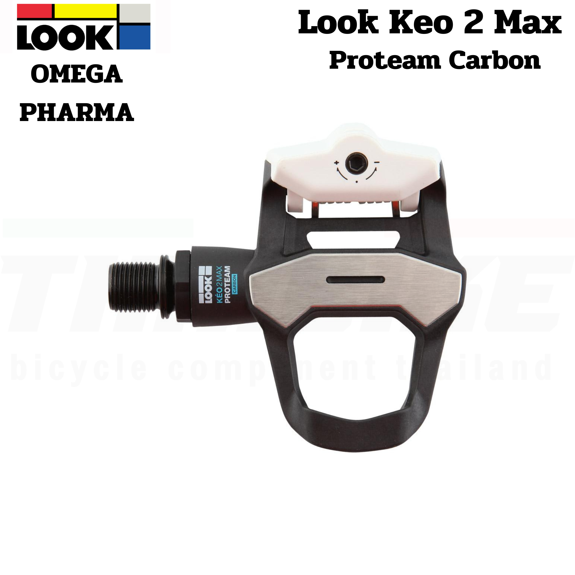 บันไดคลีตจักรยานเสือหมอบ LOOK KEO2MAX CARBON KEO 2 Max Limited Edition (White/Red)