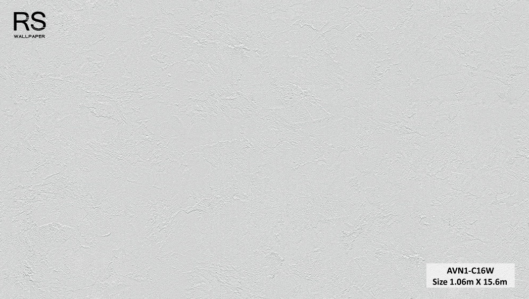 วอลเปเปอร์ลายปูนเปลือย สีเทาอ่อน AVN1-C16W