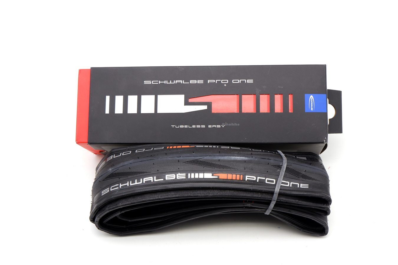 ยางนอกจักรยานเสือหมอบ Schwalbe Pro One Tubeless สีดำ สีคลาสสิค 700X25 700X28
