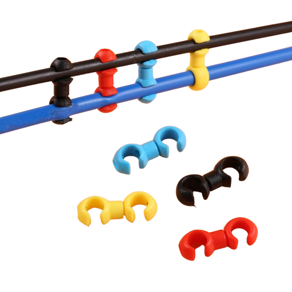 ตัว S ยึดสายเกียร์จักรยาน สายเบรค เสือหมอบ เสือภูเขา ชุดละ 2ชิ้น