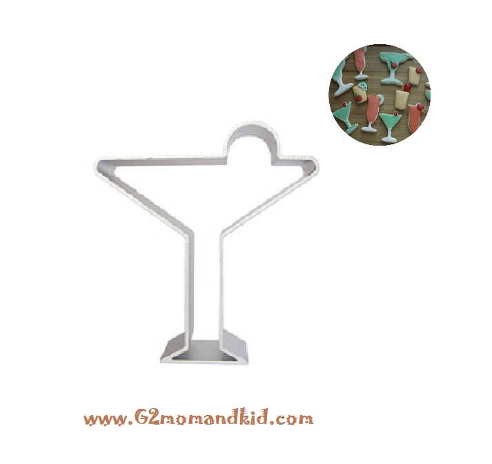++พร้อมส่ง++ พิมพ์กดคุ๊กกี้ บิสกิต ขนมปัง กดอาหาร ผัก รูปแก้วคอกเทล -- Cocktail Glass Cookie Cutter สินค้าไม่มีแพ็คเกจ ราคาถูกแบบนี้เป็นสินค้านำเข้าจากจีนนะคะ