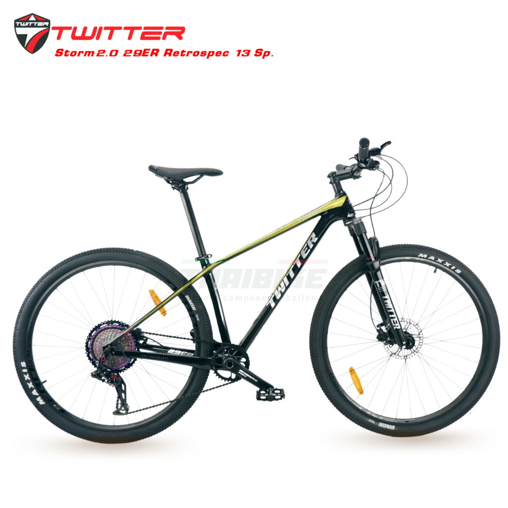 13 เกียร์ มาใหม่ จักรยานเสือภูเขาล้อ 29 นิ้ว TWI.TTER รุ่น STORM 13Sp. (2021)