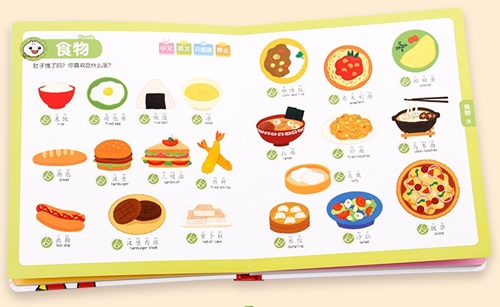 หนังสือพูดได้ สองภาษา จีน-อังกฤษ
