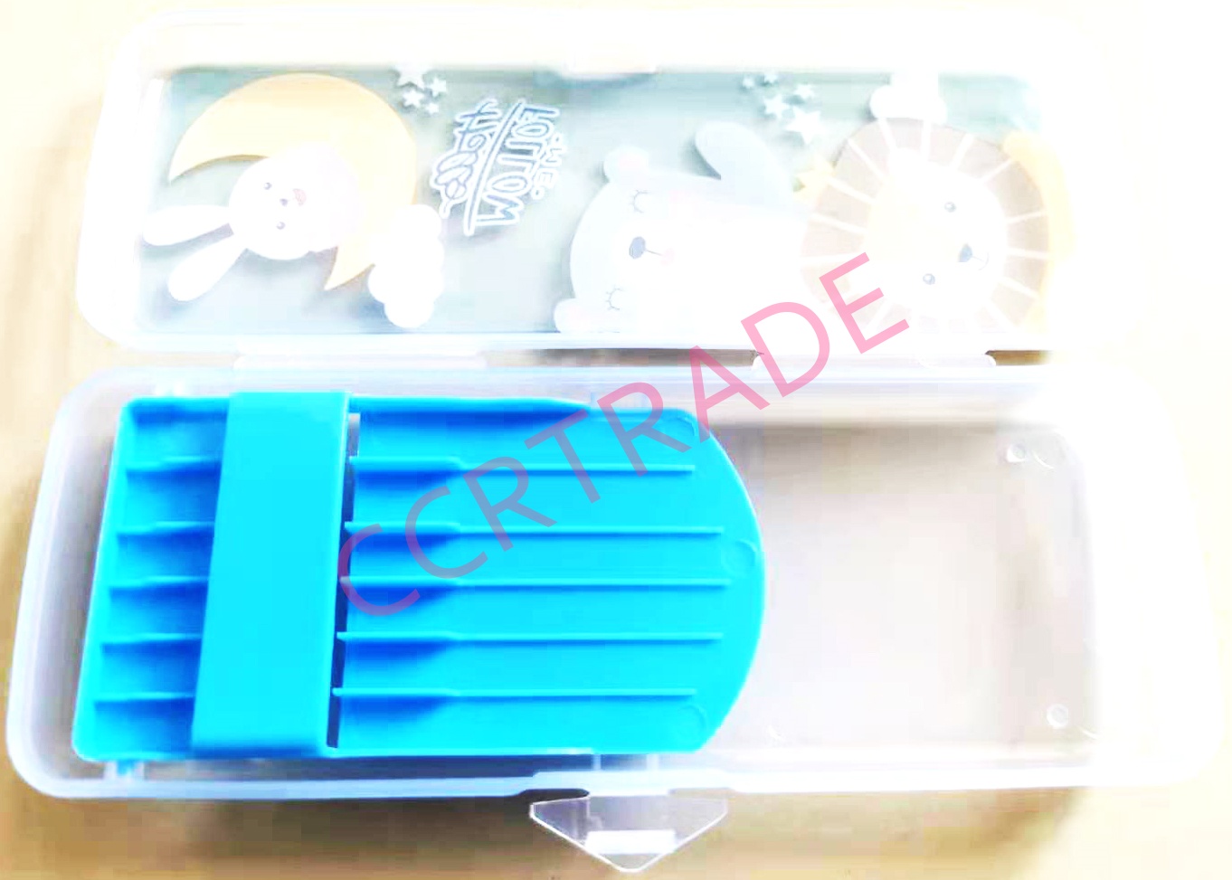 กล่องดินสอพลาสติกการ์ตูน(ใหม่) 20.5 ซม.