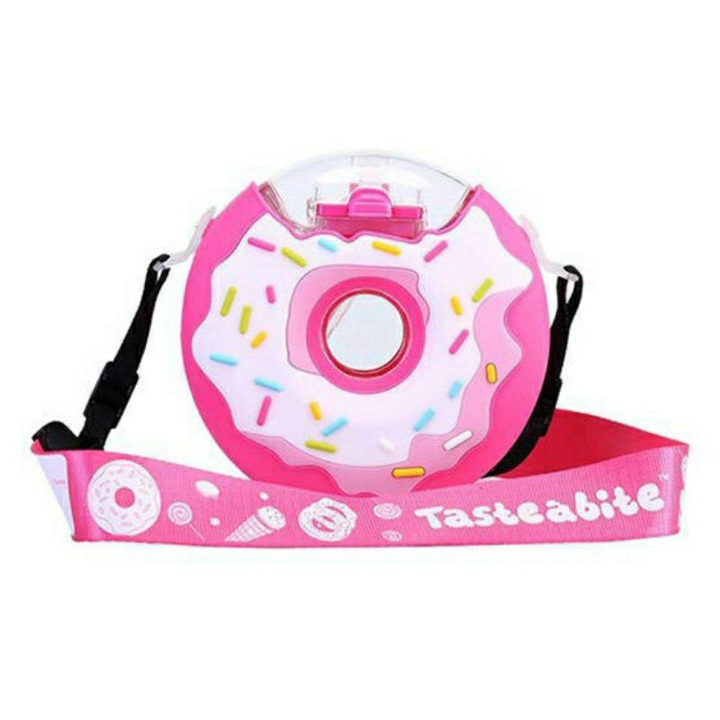 กระติกน้ำโดนัท พร้อมส่งจากไทย กระติกน้ำหลอดเด้ง