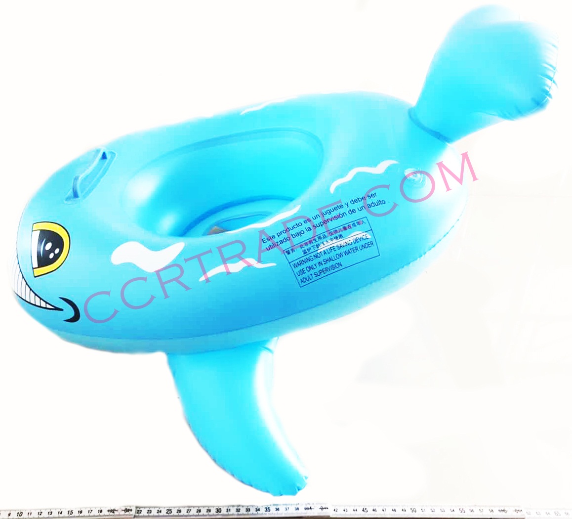 ห่วงสอดขาเป่าลม ลายปลาวาฬ 65x70 ซม.(1x3)