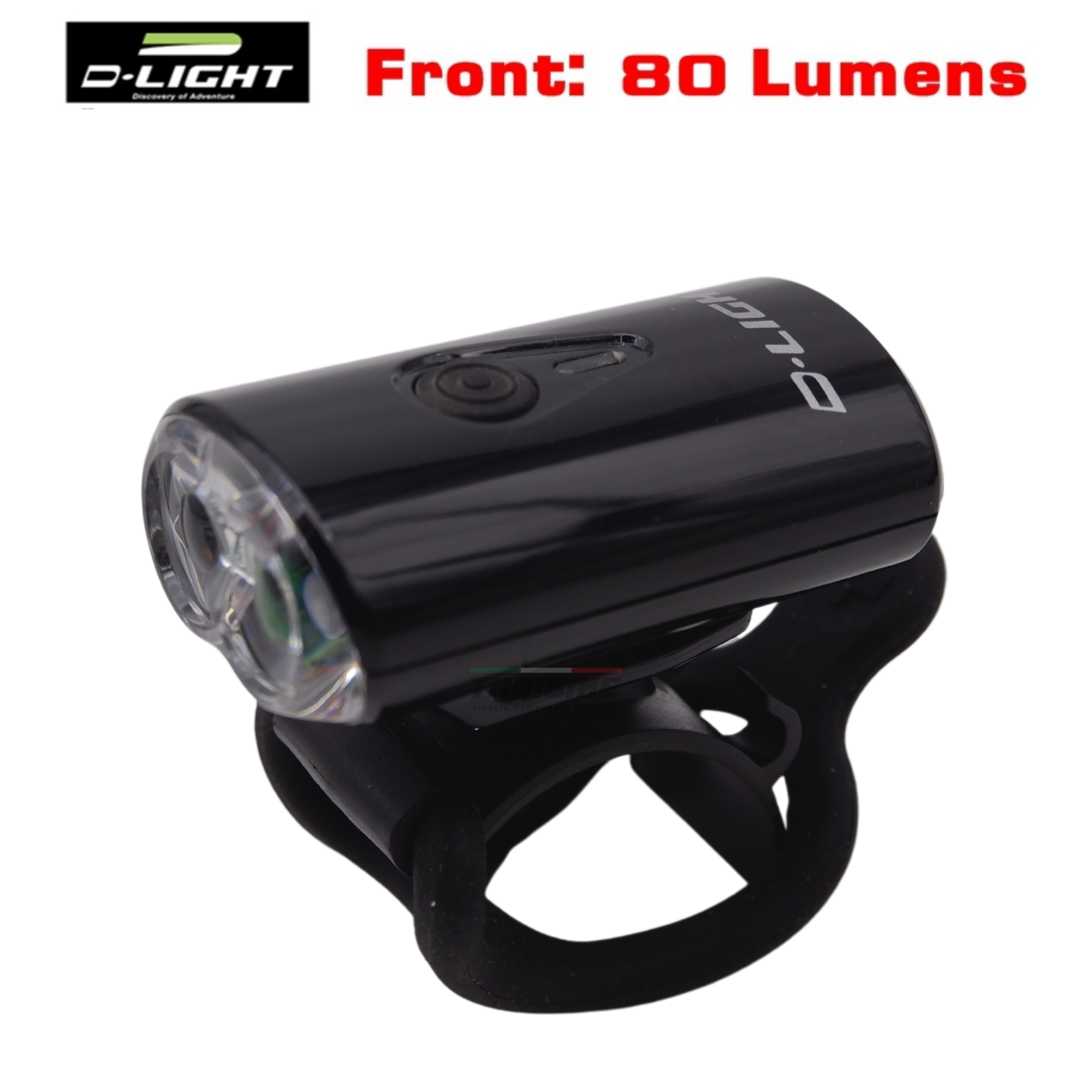 ไฟหน้าจักรยาน d-light CG-211W (งานไต้หวัน) USB