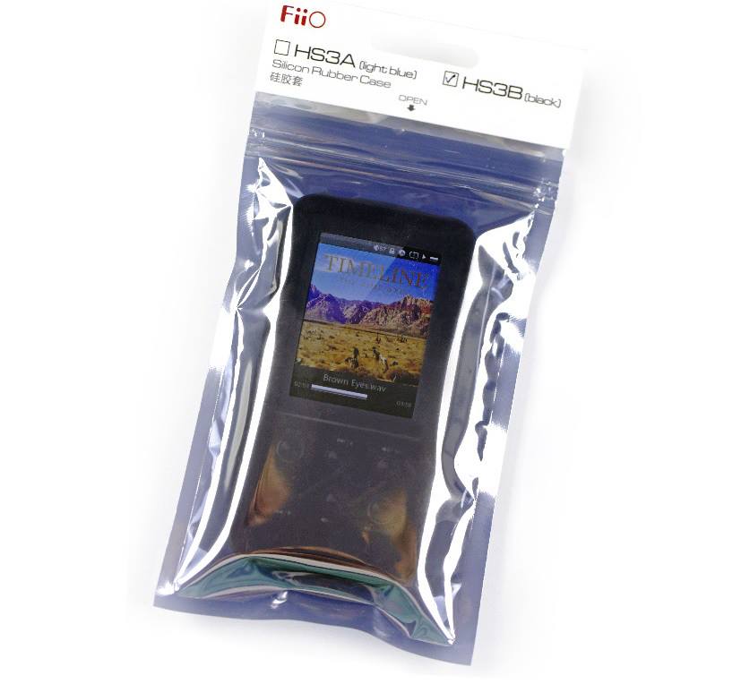 ขายเคส FiiO HS3B ซิลิโคนกันกระแทกสำหรับ FiiO X3 เท่านั้น[สีดำ - Black]