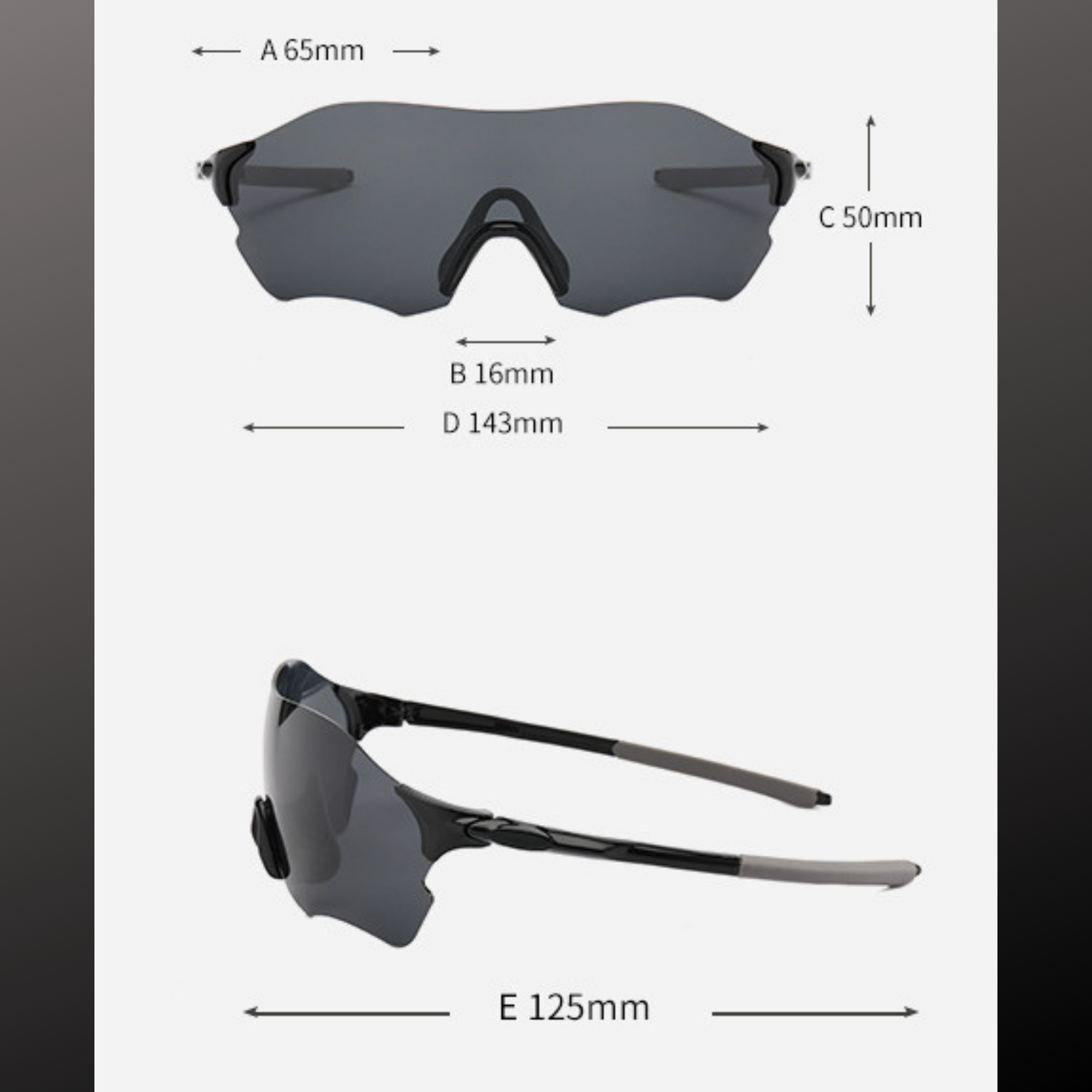 แว่นตาปั่นจักรยาน T-REX รุ่น 866 เลนส์ POLARIZE เลนส์ PC กันแดด กันลม กันฝุ่น UV แว่นกันแดด แว่นปั่น