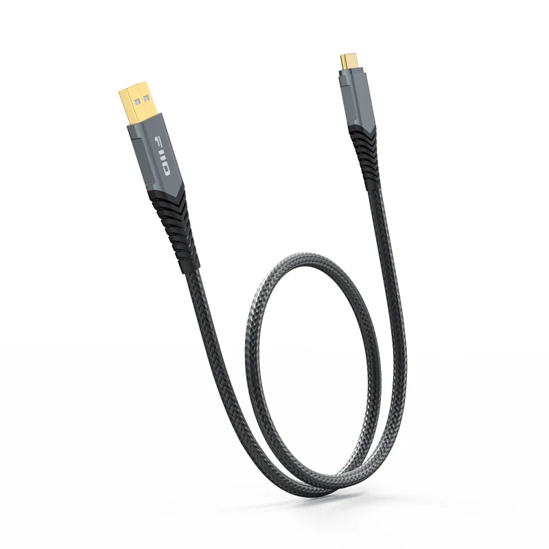 FiiO LA-TC1 สายชาร์จ/สายดาต้า USB TypeA เป็น TypeC สำหรับ เครื่องเสียง, DAC, PC, Smartphone