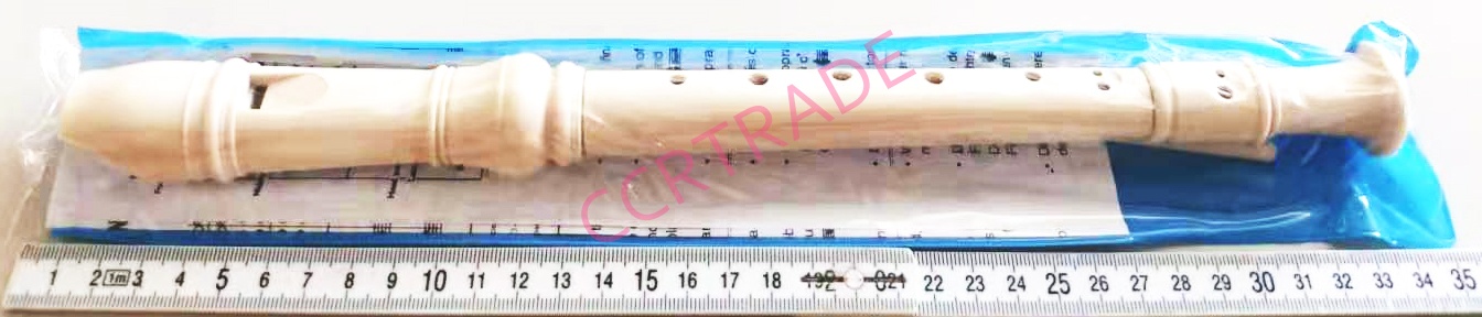 ขลุ่ยรีคอร์เดอร์+ก้านทำความสะอาดซอง 35.5 ซม.(1x3)