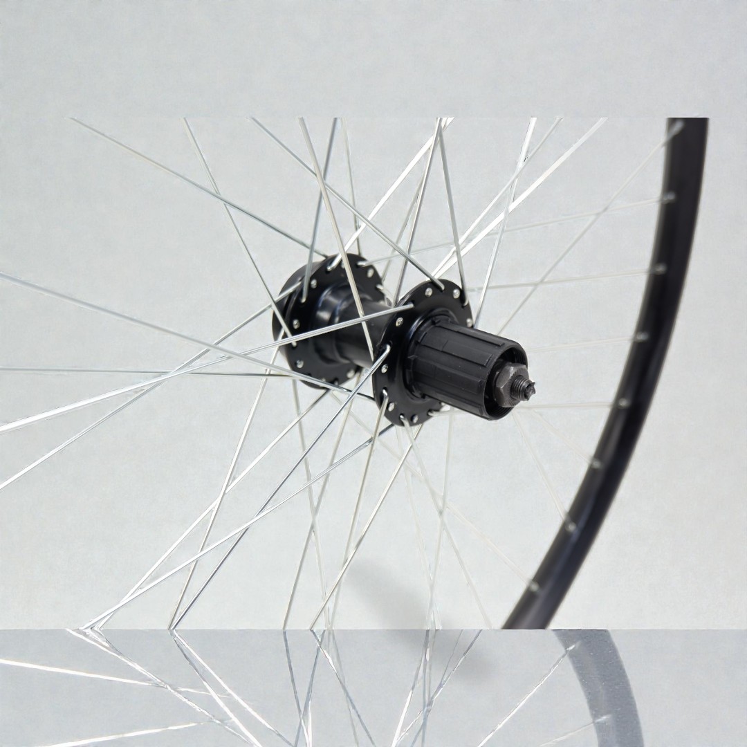 ล้อหลังจักรยานดิสเบรค 26/27.5 นิ้ว อลูมิเนียม ดุมปลดเร็ว (Quick Release) แบบเกียร์ 36ซี่