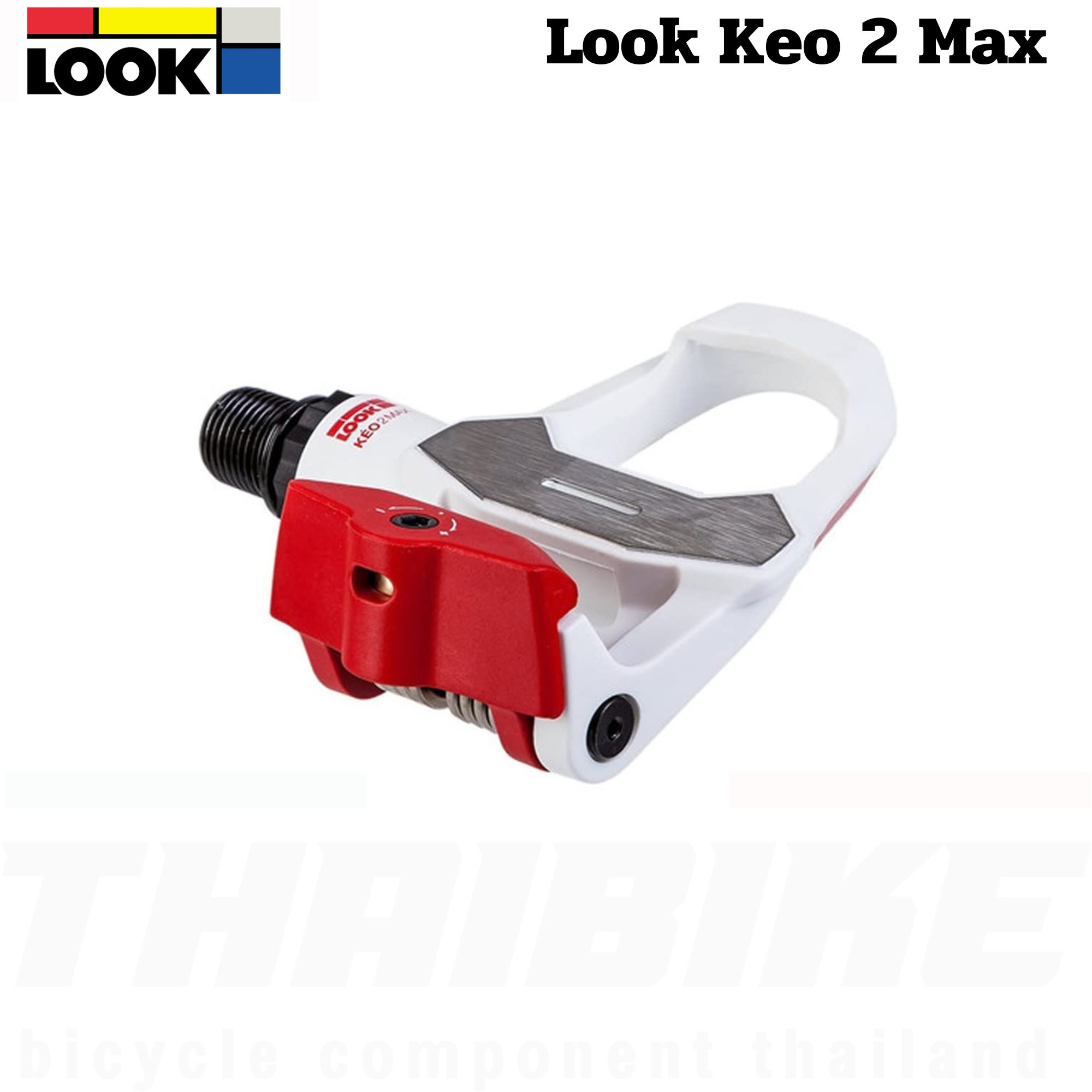 บันไดคลีตจักรยานเสือหมอบ LOOK KEO2MAX CARBON KEO 2 Max Limited Edition (White/Red)