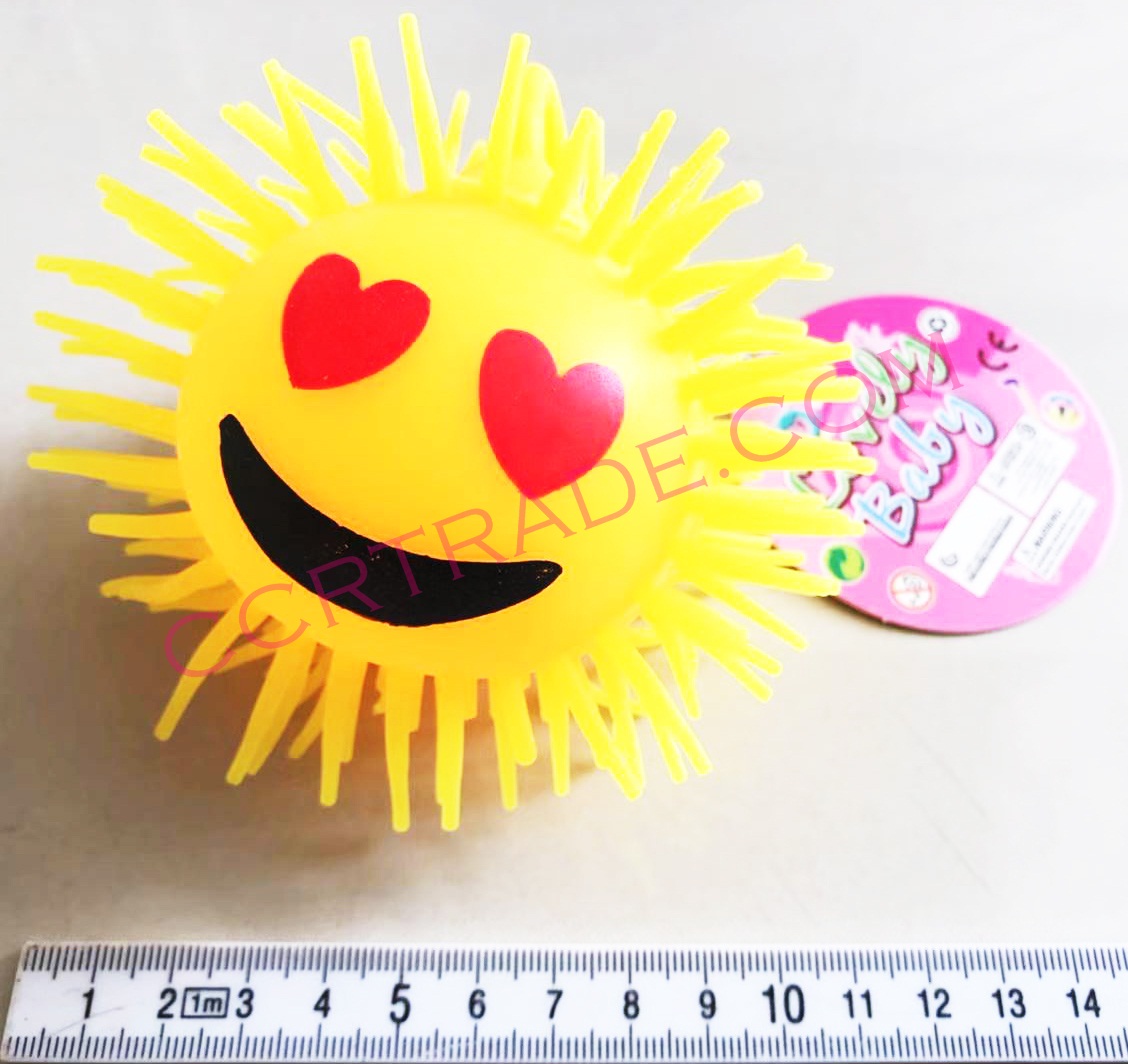 บอลเด้งอิโมจิ มีไฟกล่อง 10.5 ซม.