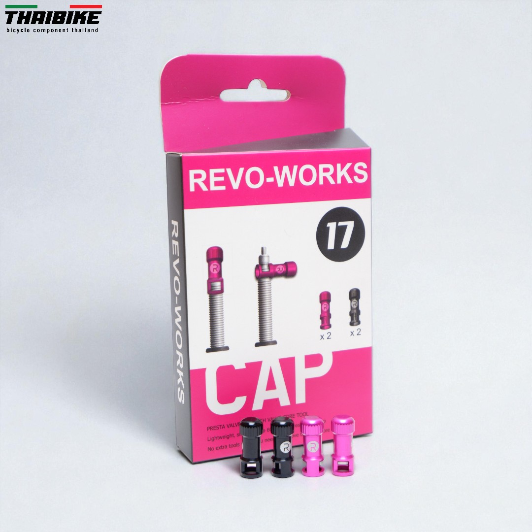 🛞 REVO‑WORKS CAP – จุกลมจักรยาน 2in1 ทั้งสวย ทั้งใช้ขันวาวล์ได้
