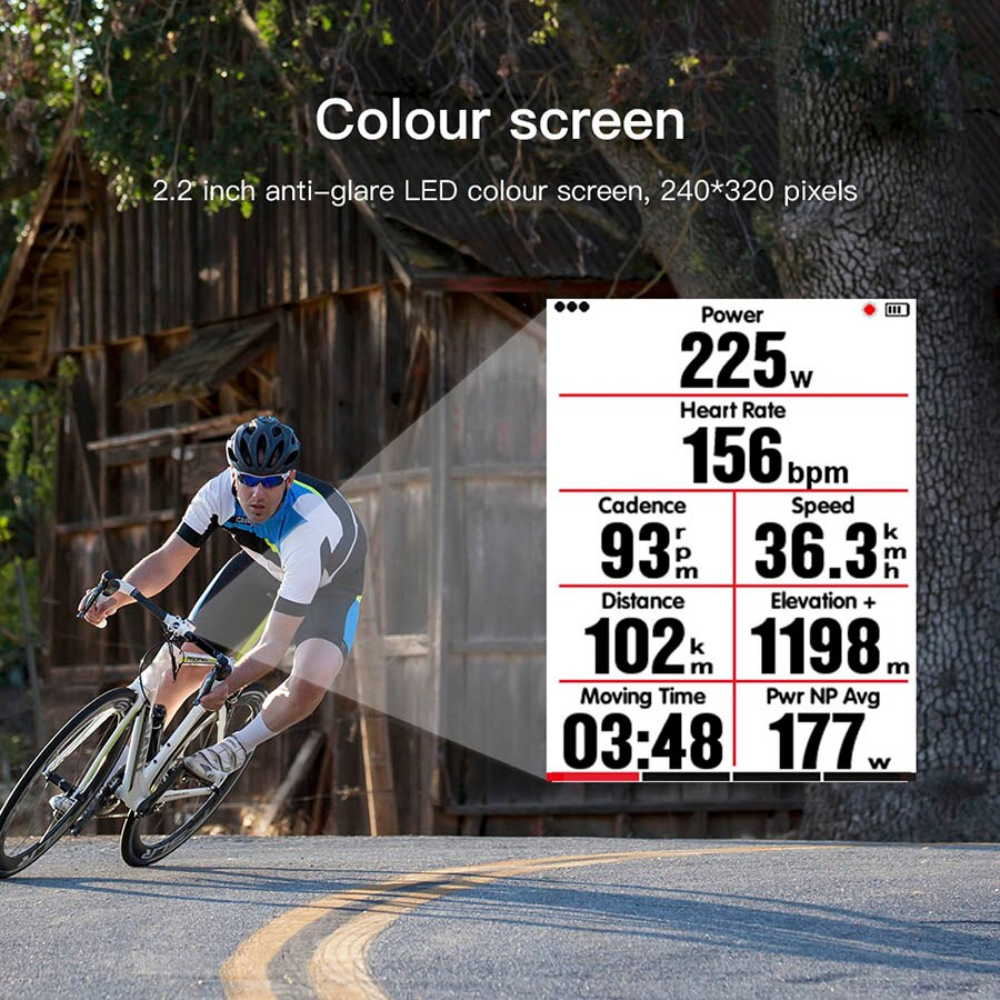 ไมล์จักรยานวัดความเร็ว ดาวเทียม IGPSPORT GPS รุ่น IGS618 ANT+