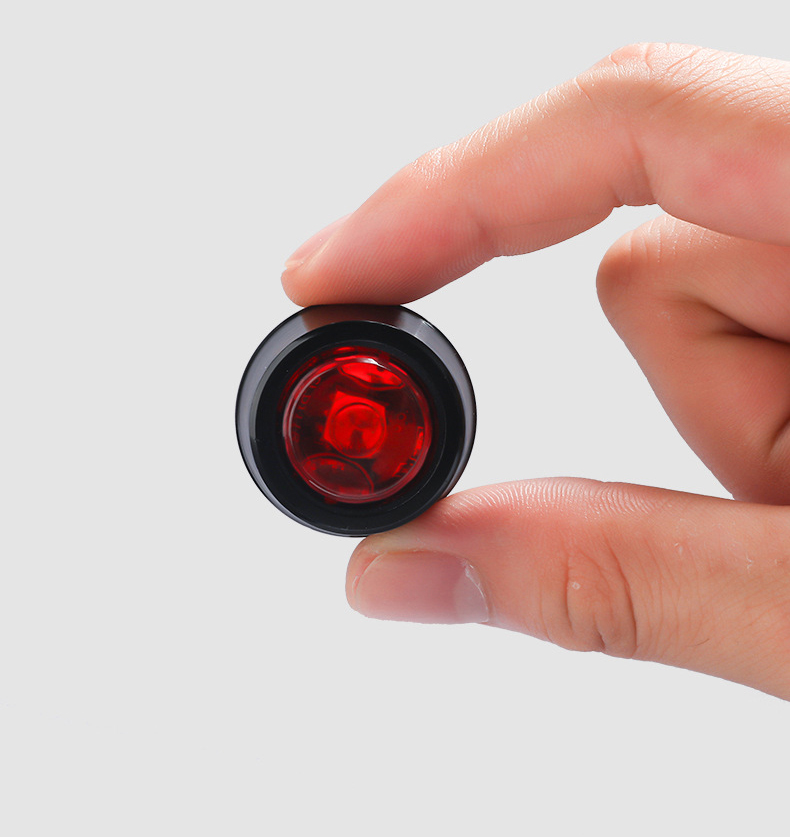 ไฟท้ายจักรยานแบบชาร์จ USB ไฟติดหมวก THAIBIKE บอดี้อลูมิเนียม