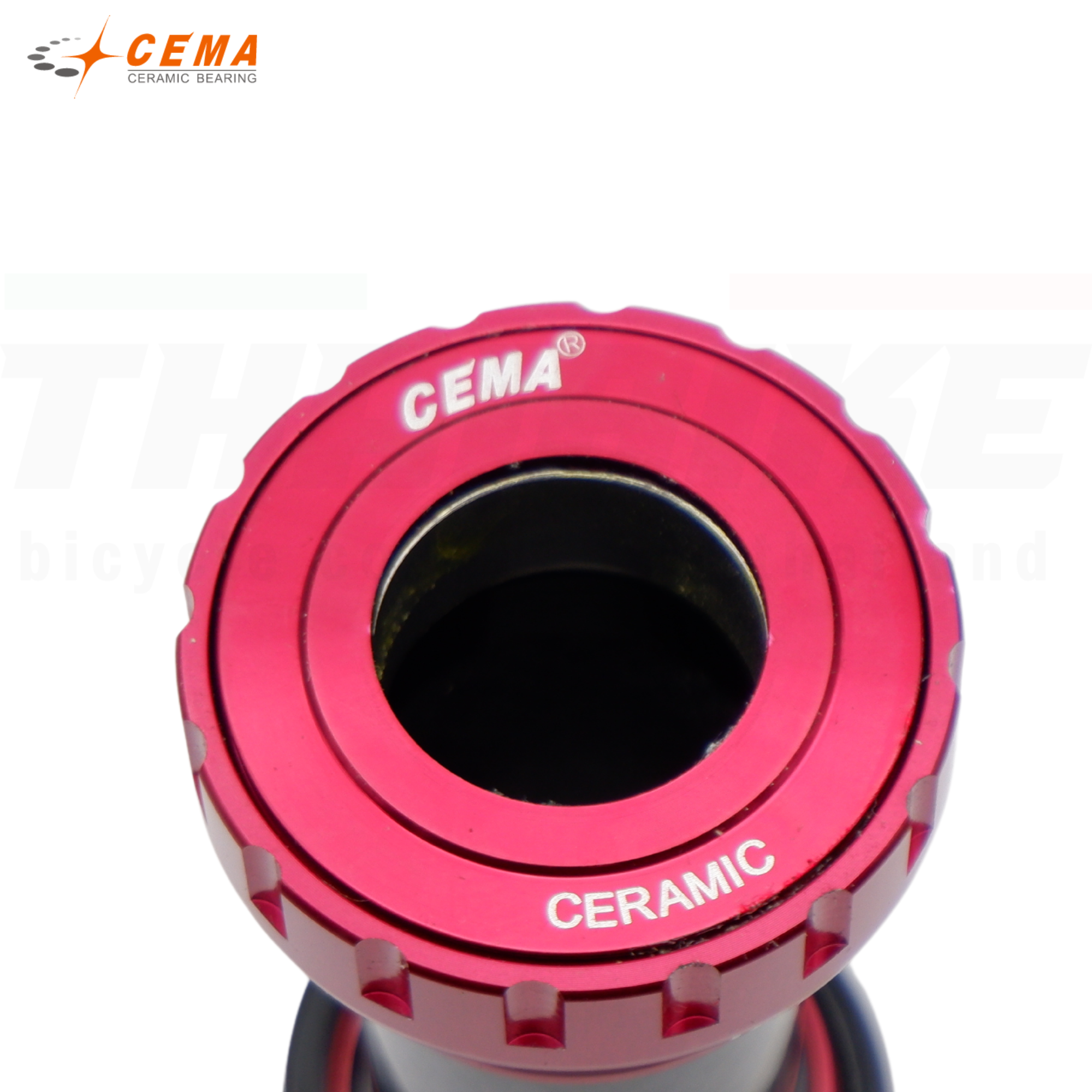 กะโหลกจักรยานแบบเกลียวแกนคาร์บอน CEMA CERAMIC BEARING SRC-BT-RR01PR สำหรับขาจาน SRAM