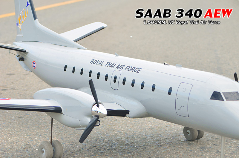 SAAB 340 AEW 1,500MM. RC Plane