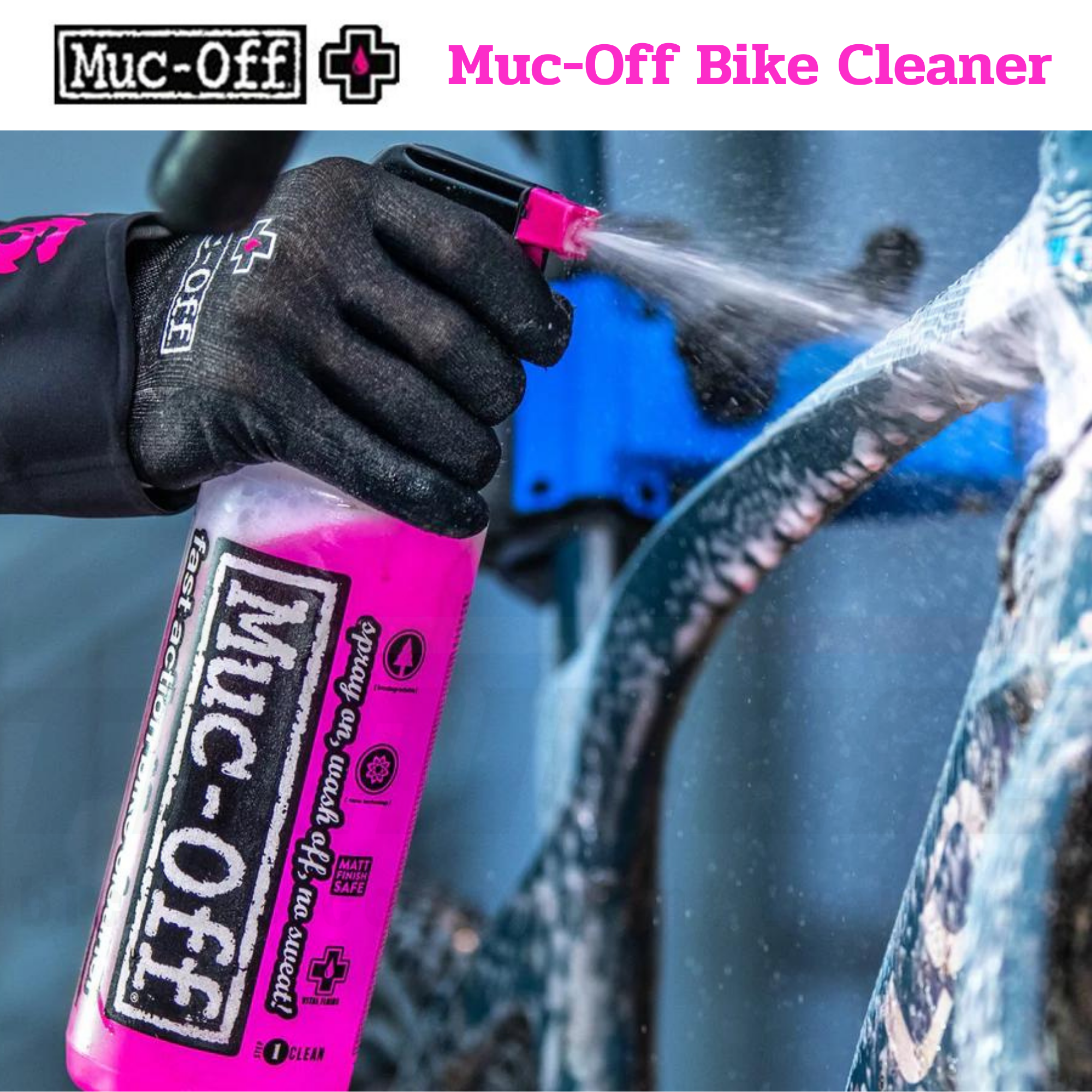 น้ำยาล้างจักรยาน มอเตอร์ไซค์ MUC-OFF Nano Bike Cleaner 1L