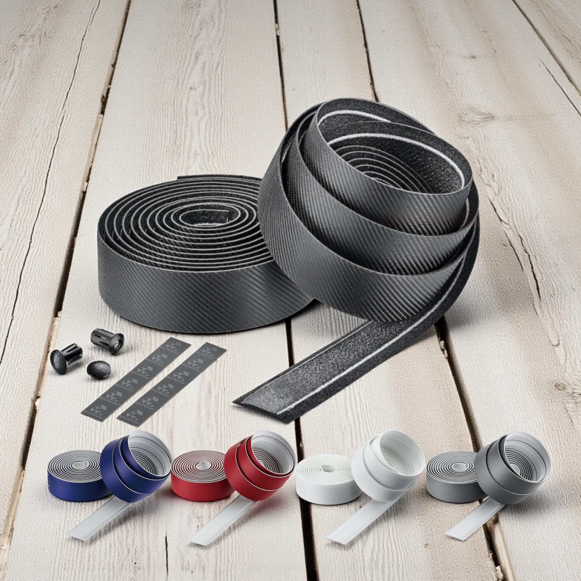ผ้าพันแฮนด์จักรยาน CICLOVATION Advanced Bar Tape with Leather Touch - 2D Carbon
