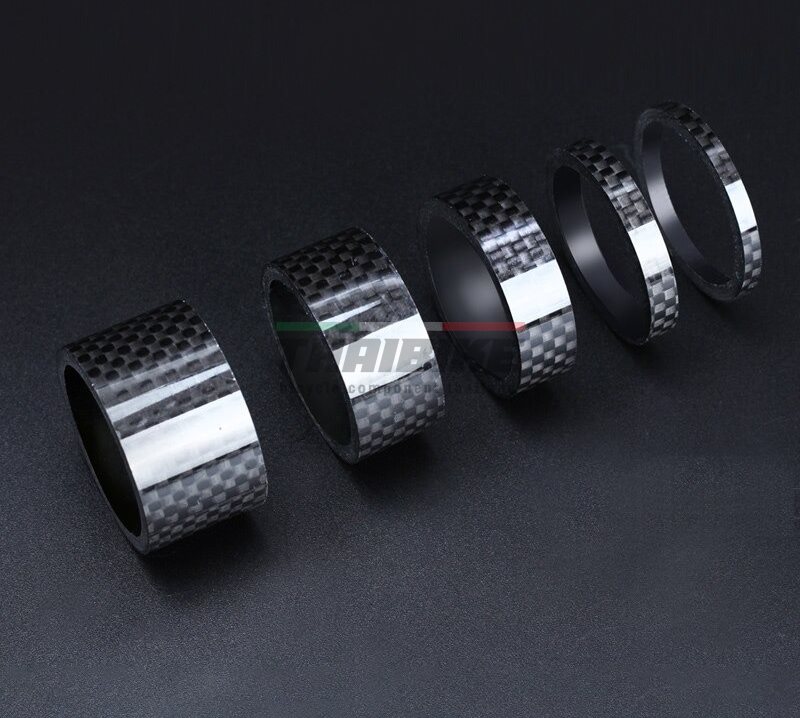 แหวนรองคอจักรยานแบบคาร์บอน THAIBIKE 28.6/OD2(31.8) 3/5/10/15/20mm