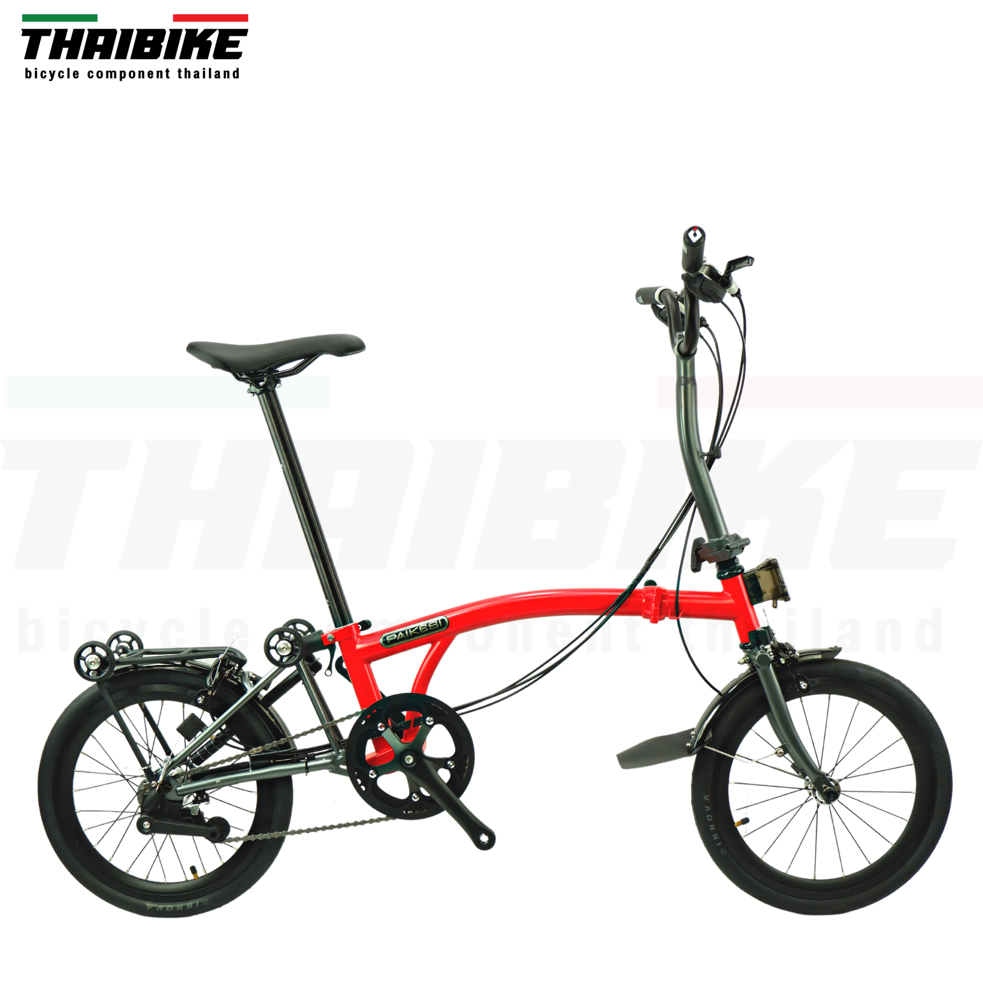 จักรยานพับ Thaibike PIKES รุ่น PAIKESSI 6 SPD เฟรมโครโมลี่
