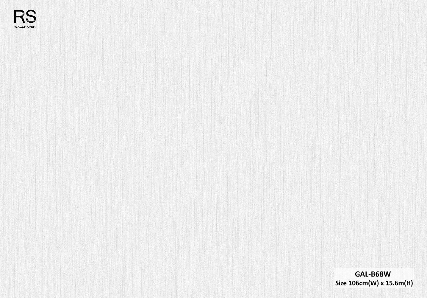 วอลเปเปอร์สีขาวครีม GAL-B68W