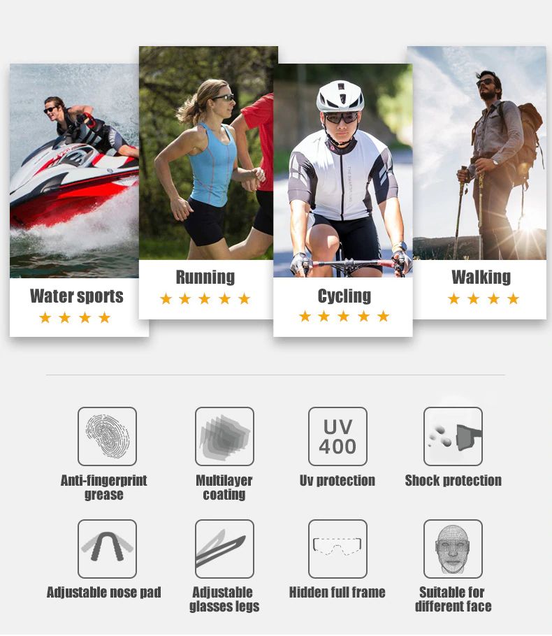 ของแท้ แว่นตาปั่นจักรยาน เลนส์ปรับแสงออโต้ CATEYE Photochromic มีเลนส์ใส่แว่นสายตา