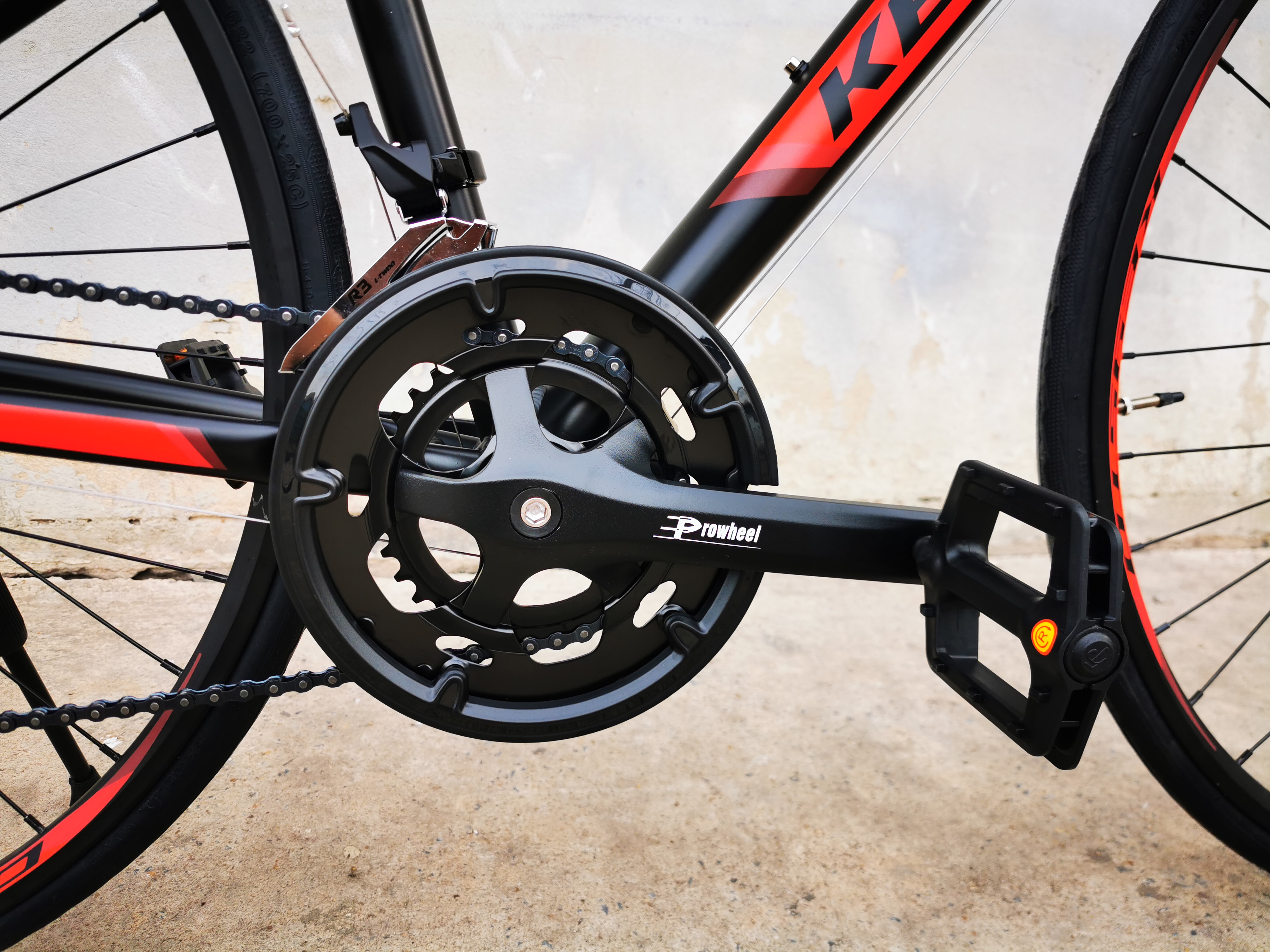 จักรยานเสือหมอบมือตบ RA881 KEYSTO 700C เกียร์ 16 สปีด เฟรมอลูมิเนียม หมอบดิส