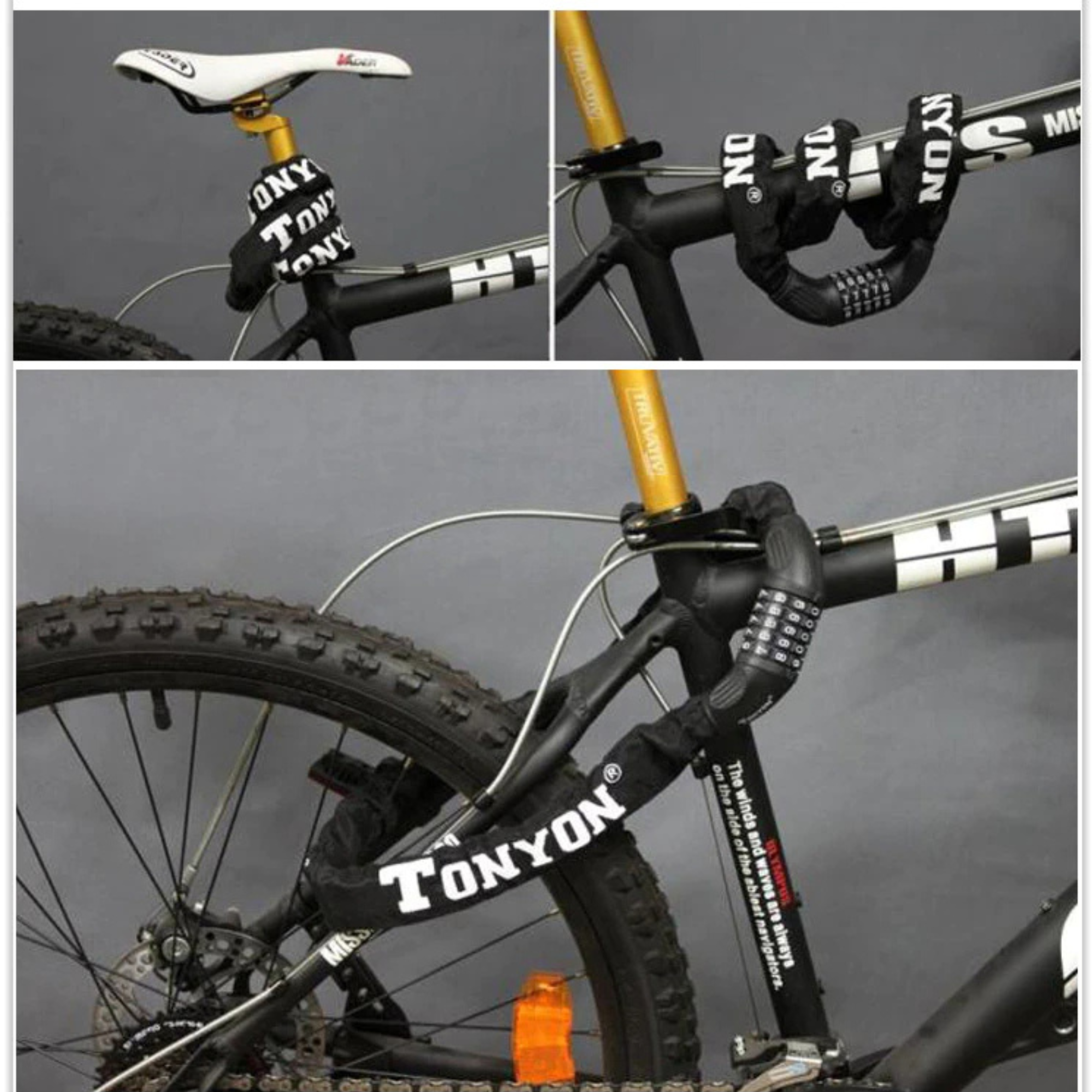 สายล็อค 5 รหัสเปลี่ยนรหัสได้ ข้างในเป็นโซ่อย่างหนา ล็อคจักรยาน มอเตอร์ไซต์ ประตู