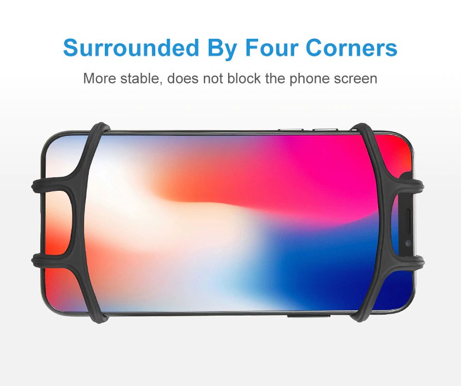 ขาจับมือถือติดจักรยาน ติดมอเตอร์ไซต์ แบบซิลิโคน GPS Mount Bracket