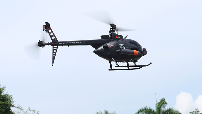 FX070 ฺBig Copter /HUGHES 500 U.S ARMY