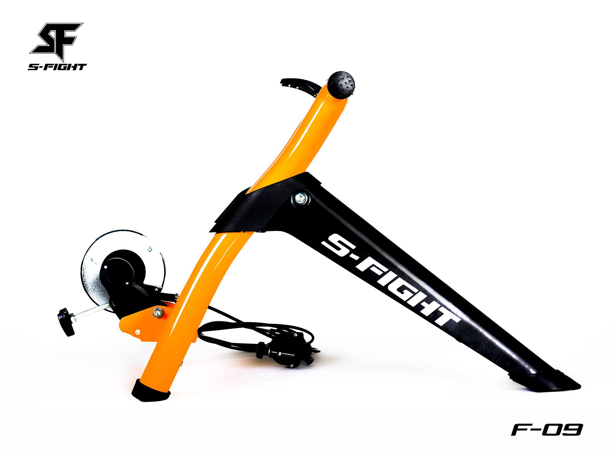 TRAINER เทรนเนอร์จักรยานเสือหมอบ เสือภูเขา ตัวใหม่จาก S-FIGHT รุ่น SF-09 พร้อมถาดรองล้อ และแกนปลด