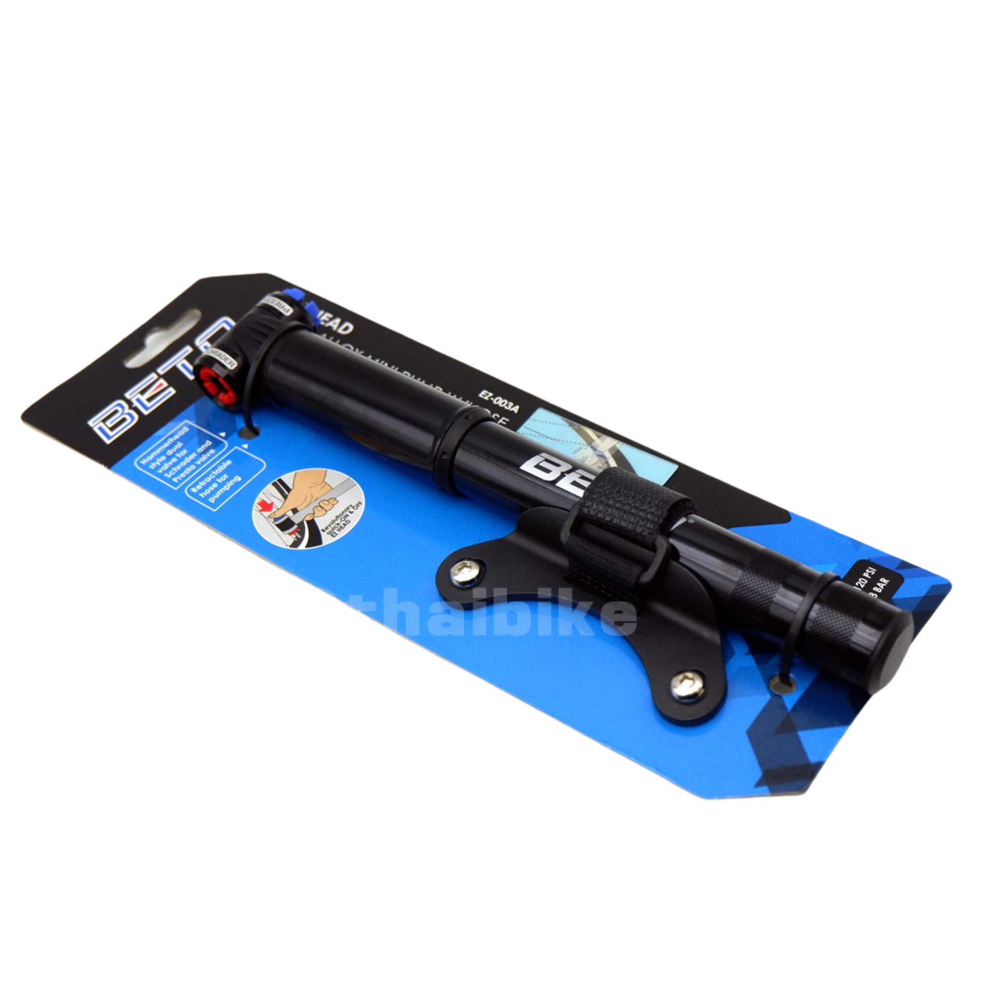 สูบจักรยานพกพา BETO EZ-003A สูบพกพา งานดีสูบง่าย