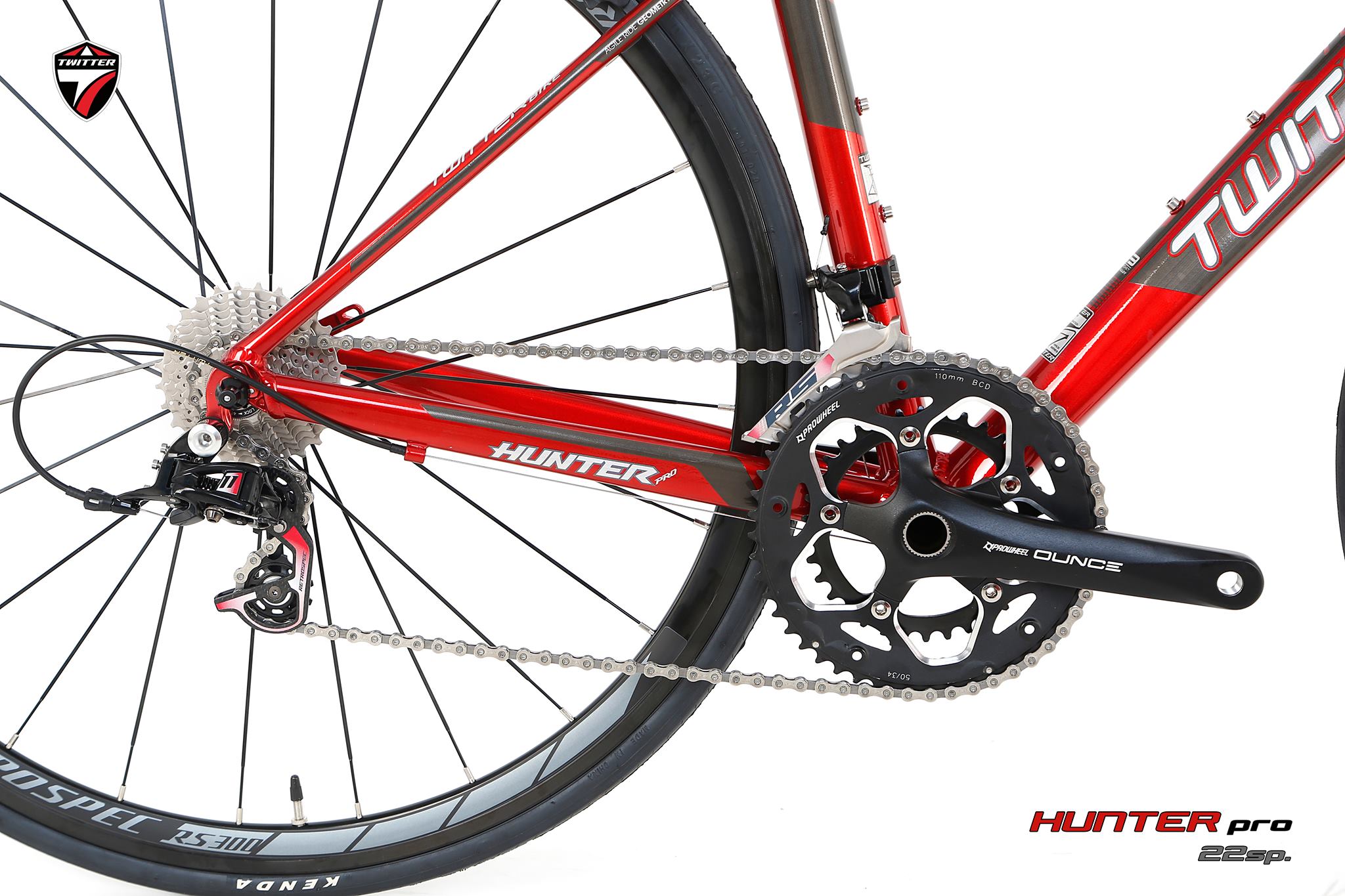 จักรยานเสือหมอบ TWITER รุ่น HUNTER PRO 11SPD