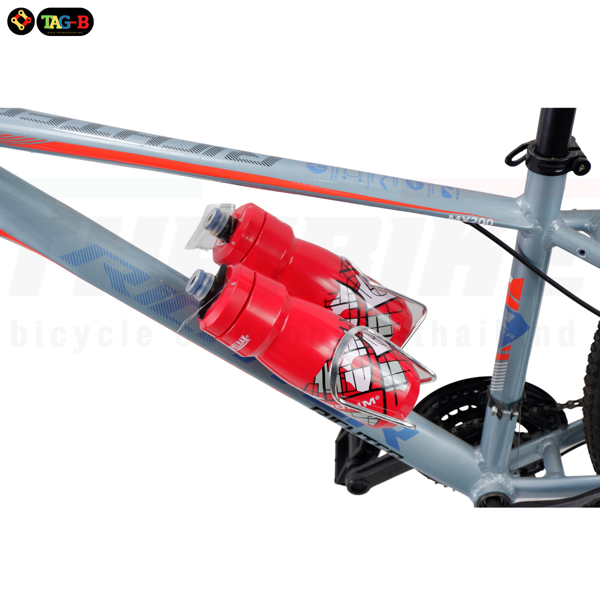 อแดพเตอร์แปลงใส่ขาขวดน้ำจักรยาน จาก 1 เป็น 2 ขวด TAG-B