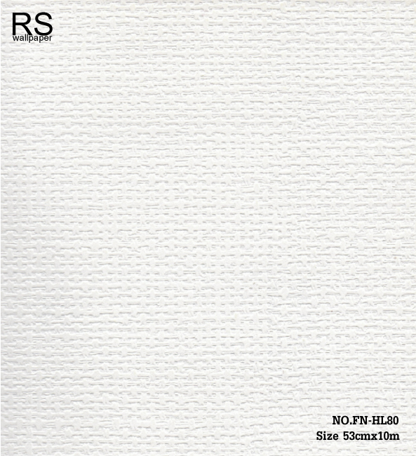 วอลเปเปอร์ ลายกระสอบ สีขาว FN-HL80